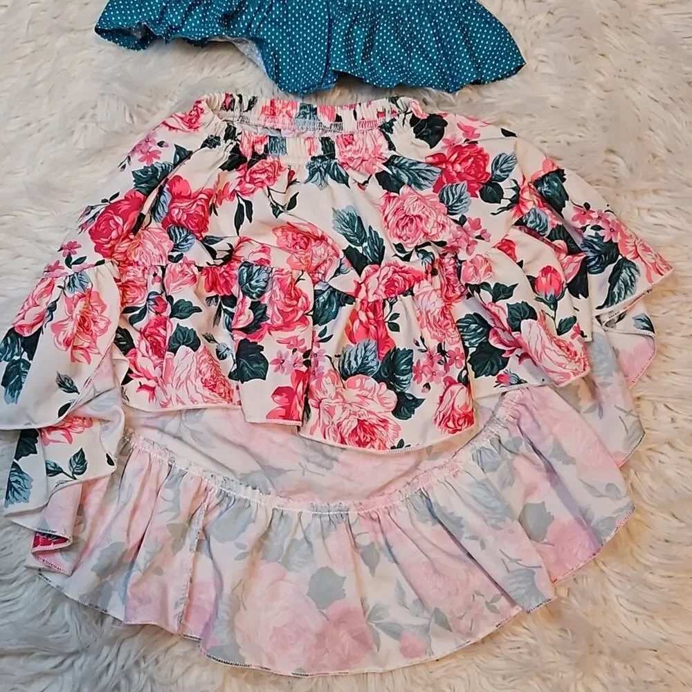 Toddler Girls Boho Floral Boutique Set